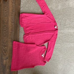 Coldwater Creek Sweater Set.   Small.   Hot pink💕